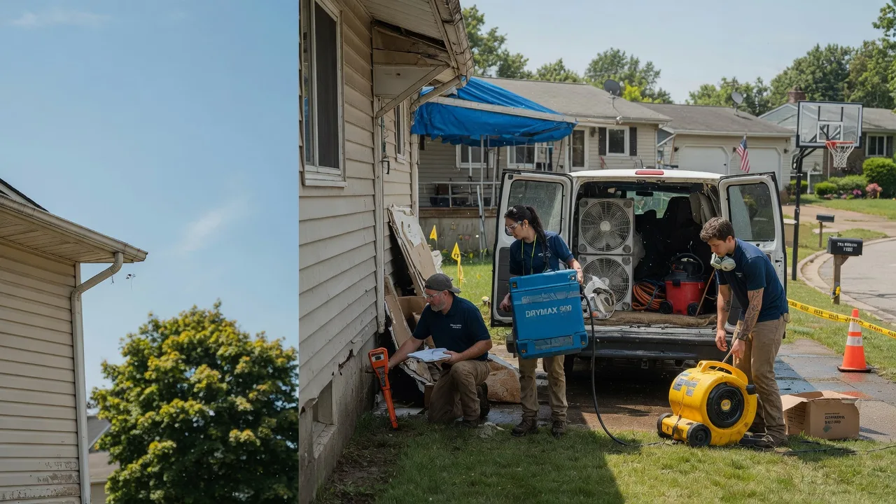 Ceiling Leak Cleanup in Harwick, PA near me
