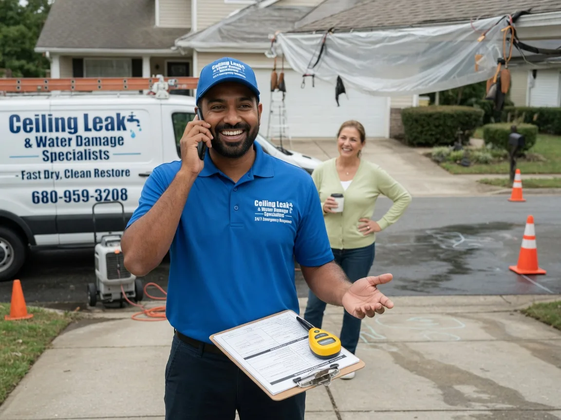 Ceiling Leak Cleanup Harwick, PA FAQs